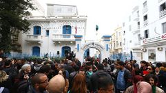 احتجاج صحافيو تونس - الأناضول