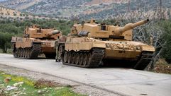 دبابات تركية في عفرين - جيتي