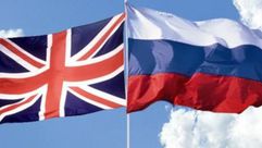علم روسيا بريطانيا