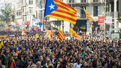 احتجاجات في كتالونيا- جيتي