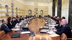 الاجتماع الاول للحكومة اللبنانية- الأناضول