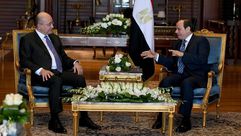 السيسي وبرهم صالح- موقع الرئاسة العراقية