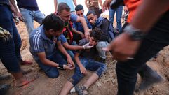 إصابة طفل في مسيرات العودة بغزة- جيتي