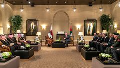 زيارة أمير قطر للأردن- الديوان الملكي