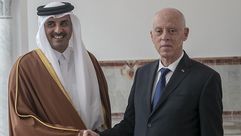 تونس  قطر  تميم  قيس سعيد زيارة- الأناضول