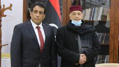 ليبيا محمد المنفي و عقيلة صالح فيسبوك