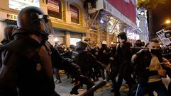 احتجاجات  إسبانيا  مدريد  مغني  راب  بابلو  هاسل- جيتي