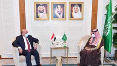 وزير خارجية العراق فؤاد حسين وزير خارجية السعودية فيصل بن فرحان- الخارجية العراقية فيسبوك