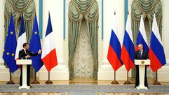 فرنسا  بوتين  ماكرون  أوكرانيا  روسيا - جيتي