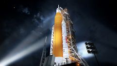 صورة وزعتها وكالة الفضاء الأميركية في 22 تشرين الأول/أكتوبر 2020 تظهر صاروخ "اس ال اس" الجديد من وكا