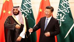 محمد بن سلمان والرئيس الصيني- جيتي