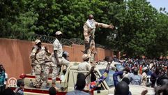 انقلاب النيجر.. مظاهرات مؤيدة  (الأناضول)