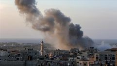 القصف على غزة - الأناضول