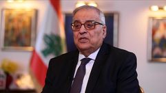 وزير خارجية لبنان - الأناضول