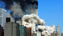 برجي مركز التجارة العالمي بنيويورك بعد الهجوم - (أرشيفية)