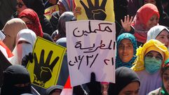 متظاهرون مؤيدون لمرسي - الأناضول