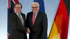 وزير الخارجية الألماني مع نظيره النيوزلندي في برلين - ا ف ب