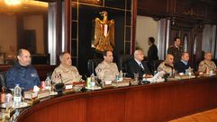 اجتماع المجلس العسكري وتقديم السيسي لاستقالته - فيس بوك