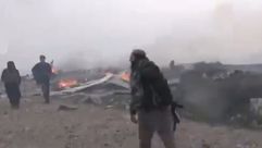 ريف اللاذقية - جبل التركمان  - سيطرة الثوار على المرصد 45 وخيام قوات النظام السوري تحترق