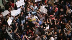 صحفيون يقحتمون مقر النقابة احتجاجا على مقتل زميلتهم ميادة - الاناضول