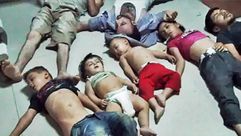 ضحايا القصف الكيماوي سوريا