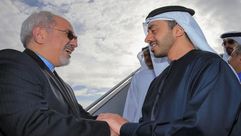 وزير الخارجية الإماراتي عبدالله بن زايد ونظيره الإيراني جواد ظريف