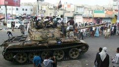 سوق بيرباشا غرب تعز - اليمن - بعد تمكن المقاومة والجيش من فك الحصار