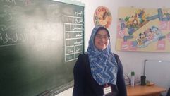 هبة الشرفا معلمة في غزة