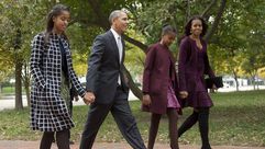 عائلة أوباما- أرشيفية