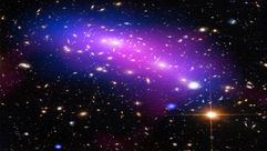 لحظة تصادم مجرتين كونيتين ـ ناسا