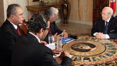 الرئيس الباجي قايد السبسي - يتحدث في مقابلة إذاعية مشتركة - تونس