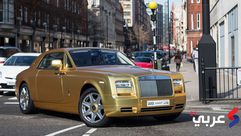 سيارة مطلية بالذهب في لندن