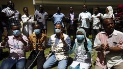 صحفيو صحيفة "التيار" السودانية في إضراب عن الطعام- أ ف ب