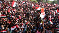 مظاهرات  أتباع مقتدى الصدر  العراق- أ ف ب