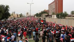 العراق اتباع مقتدى الصدر مظاهرات ضد العبادي 4/3/2016 ا ف ب