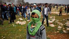 مواجهات إسرائيل رام الله الضفة الغربية شبان فلسطين - أ ف ب