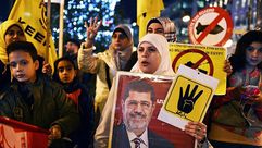 مرسي تظاهرة في الغرب - جيتي