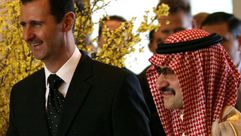 الوليد بن طلال مع الأسد سوريا السعودية - جيتي