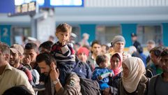 لاجئون سوريون يصلون إلى ميونح - جيتي