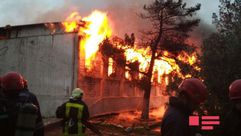 حريق داخل عيادة للمدمنين في أذربيجان- تويتر