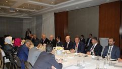 لقاء رئيس البرلمان التركي، إسماعيل قهرمان، مساء السبت، رئيس مجلس الشورى السعودي، عبدالله بن محمد بن