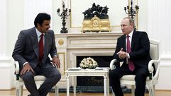 بوتين تميم روسيا قطر - جيتي
