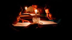 انقطاع الكهرباء غزة- جيتي