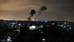 قصف في غزة- تويتر