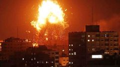 قصف غزة- تويتر