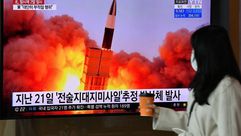 تجربة صاروخية كوريا الشمالية- جيتي