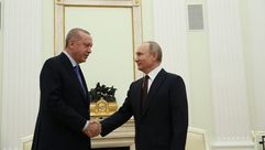 أردوغان وبوتين في موسكو- جيتي