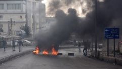 قطع الطرقات في لبنان- الأناضول