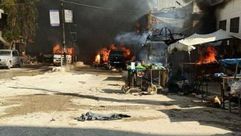 سوريا تفجير في مدينة الباب الاناضول