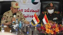 رئيس أركان حرب القوات المصرية ورئيس اركات القوات السودانية سونا